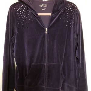 Purple Sport Jacket w/ Rhinestones w/ pants